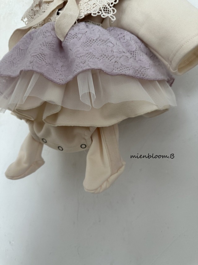 予約 BABY - Fishnet Skirt  [ mienbloom.B ]