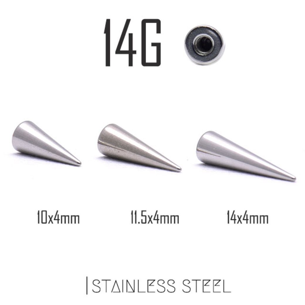 スパイク パーツのみ 14G 14ゲージ用 全3タイプ ロング キャッチ