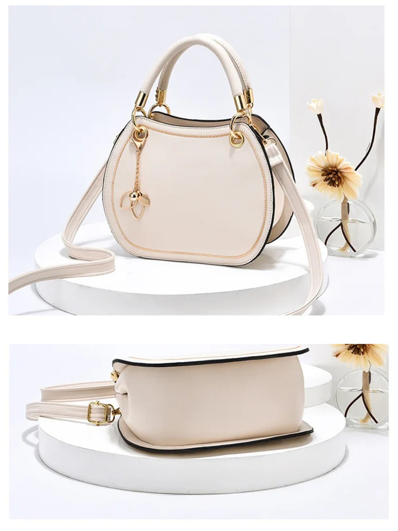 【0276】Leaf Charm 2way Hand Shoulder Bag