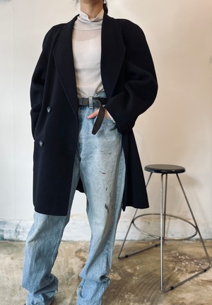 vintage wool half coat