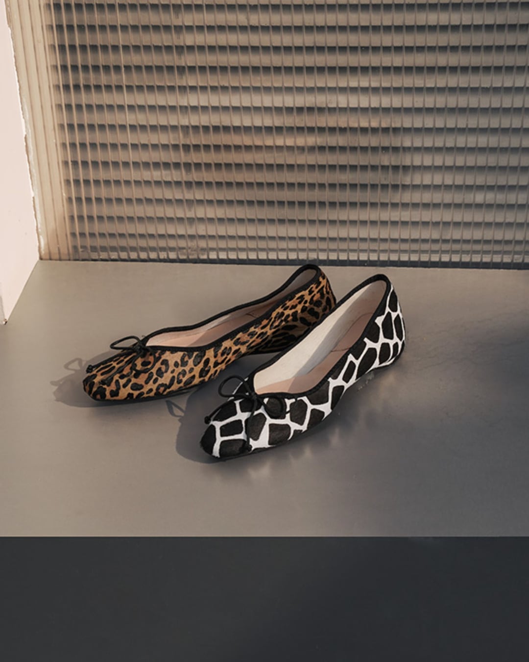アニマルプリントバレエシューズ G25119