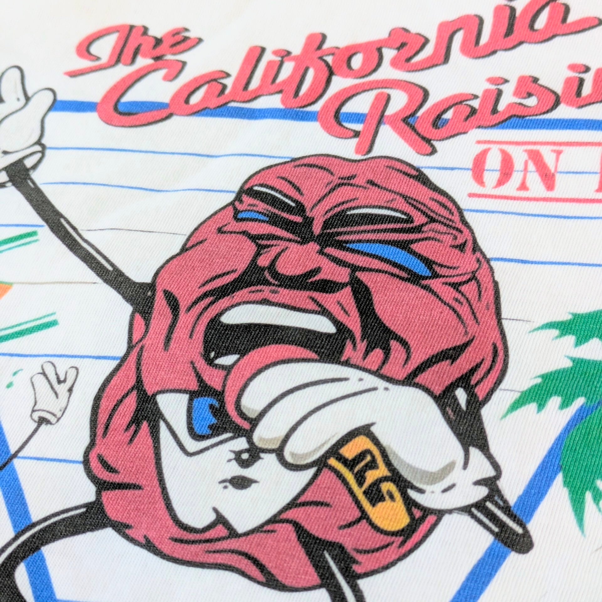 【 California Raisins（ カリフォルニアレーズン ）】『 GRAPE VINE TOUR 』 Tシャツ〚アメリカン雑貨 アメトイ〛