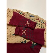 90s Ralph Lauren WOOL HAND KNIT Size L