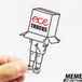 エース スケボー ステッカー ace Sticker 3種類 スケートボード トラック ブランド デカール シール ロゴ 正規品 MEME/箱かぶり