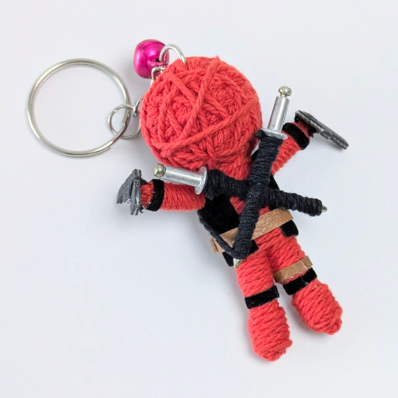 【 Deadpool ( デッドプール ) 】 Voodoo doll KeyHolder / ブードゥー人形 / 身代わり人形 /お守り人形  〚アメリカン雑貨 アメトイ〛