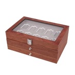 シガレットライターケース シガレットライター シガレットホルダー 30本 収納 木製 ライター ディスプレイ収納 高級感 蓋付き ３段 2カラー 軽量 コンパクト