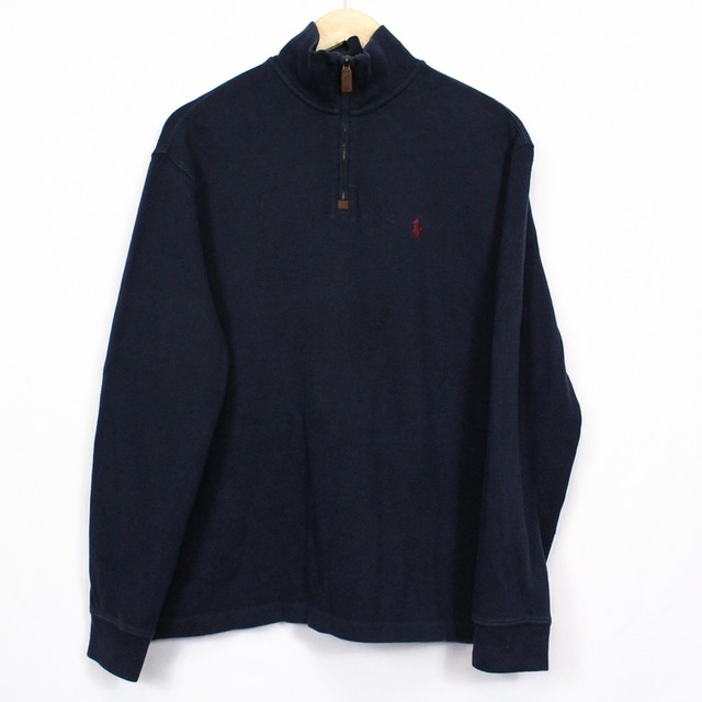 【Ralph Lauren】ジップセーター Navy