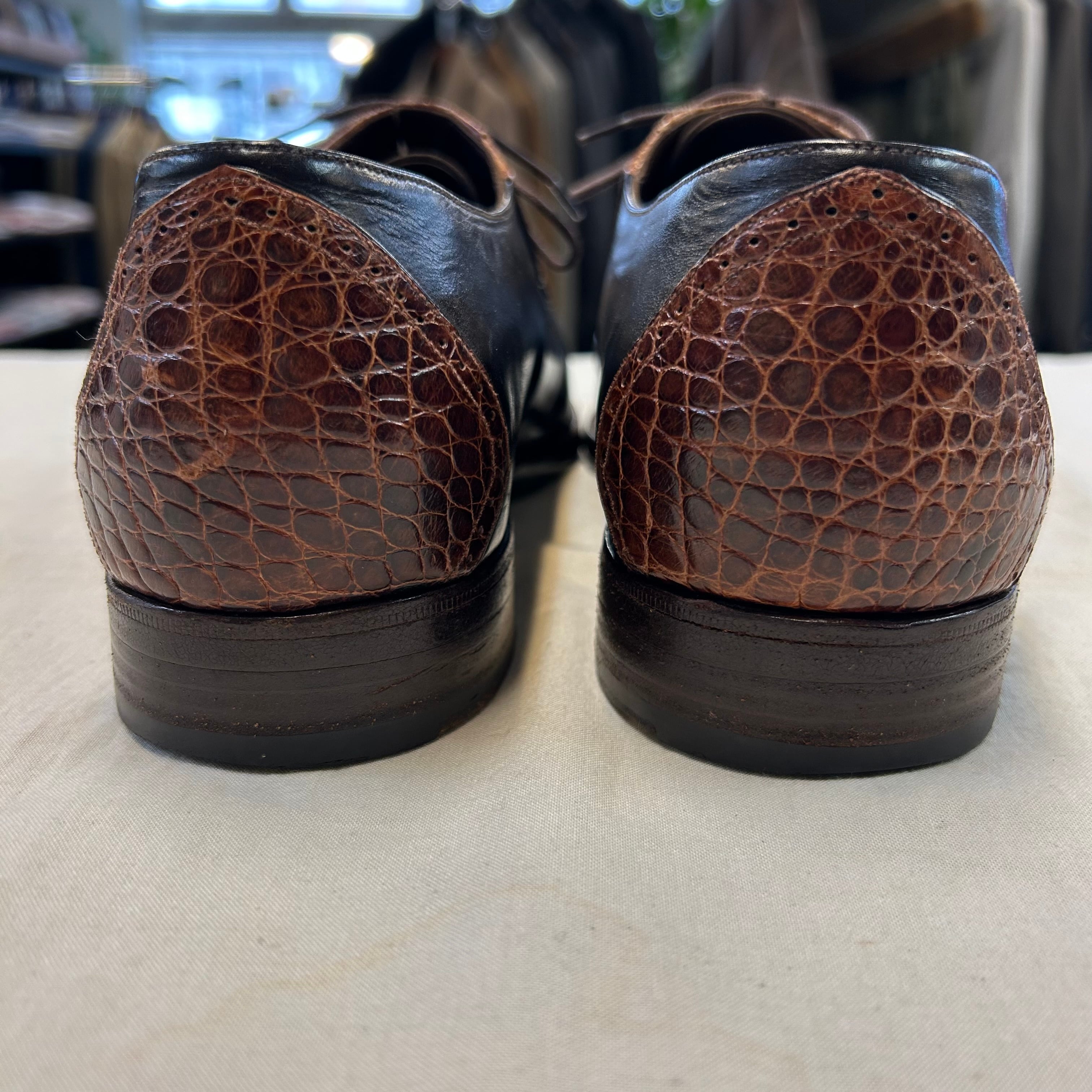 SILVANO LATTANZI COMBI LEATHER SHOES《9 1/2》 | safarionline