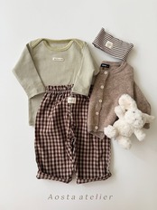 韓国子供服 / 26Autumn / Aosta / クッキーヘアバンド / 秋服 *FREE*