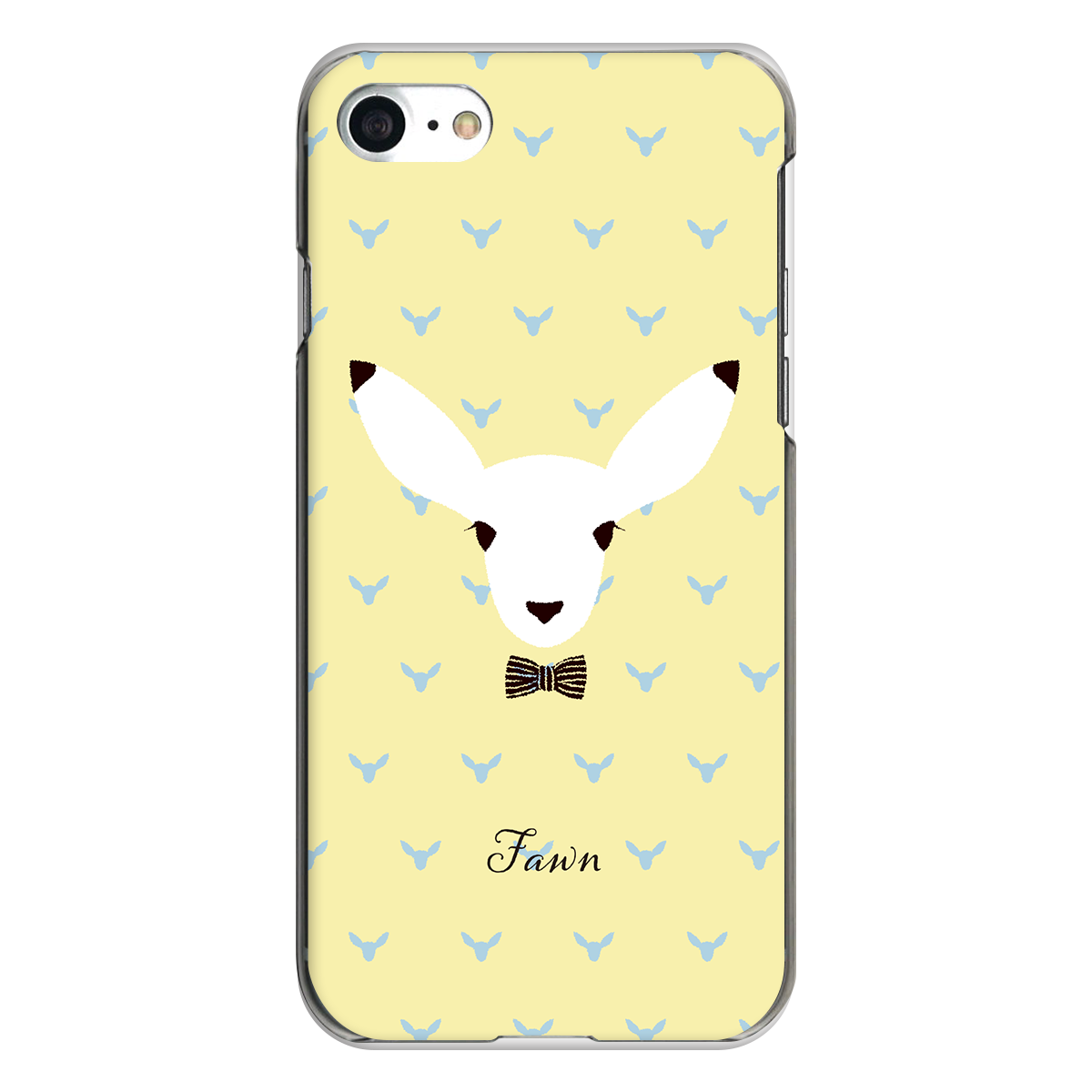 iPhone対応 スマホ ハードケース クリア コジカ イエロー 動物 【iPhone17 / iPhone16e / AQUOS / Xperia 他 iPhone / Android ほぼ全機種対応】 |desr3090