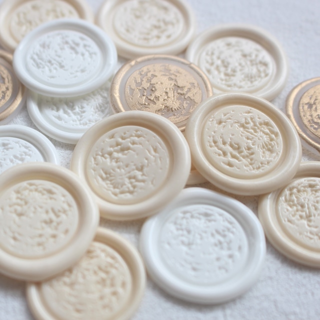 【遅日尋涼】Wax Seal Stamp│満月 / Full moon【20mm】
