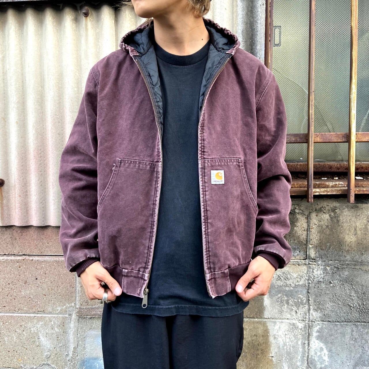 USA製 80年代 Carhartt カーハート アクティブジャケット メンズM