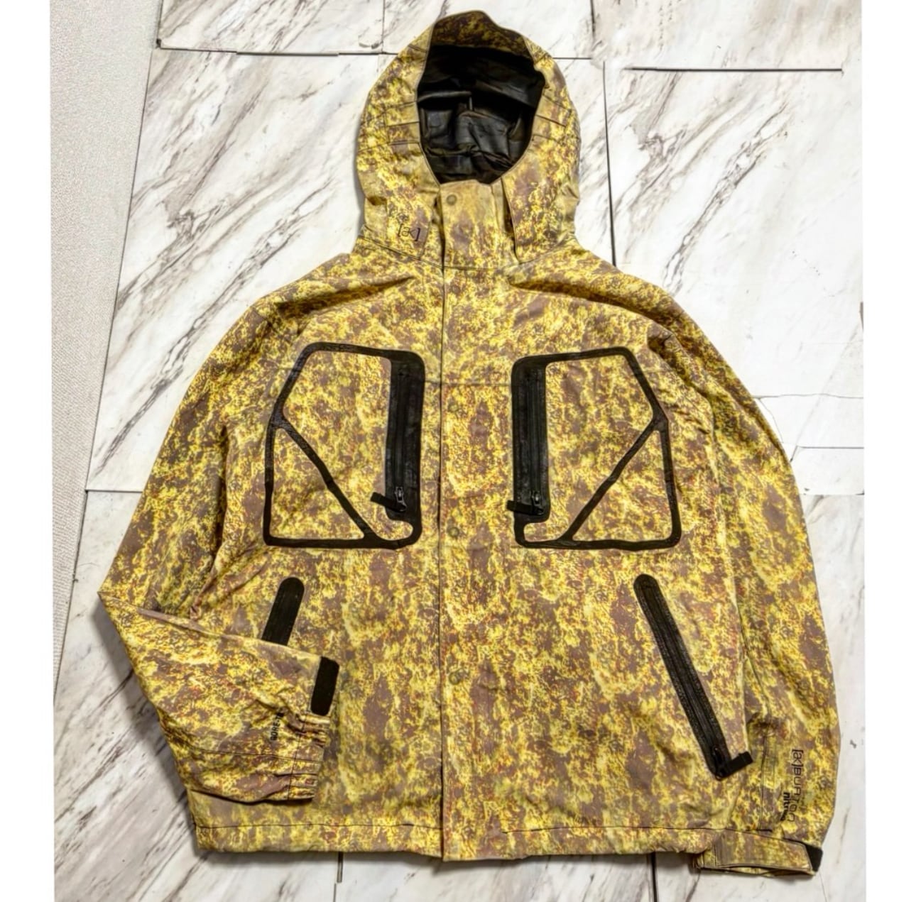 00s 〜 nitraid × burton ak real weed camouflage nylon mountain