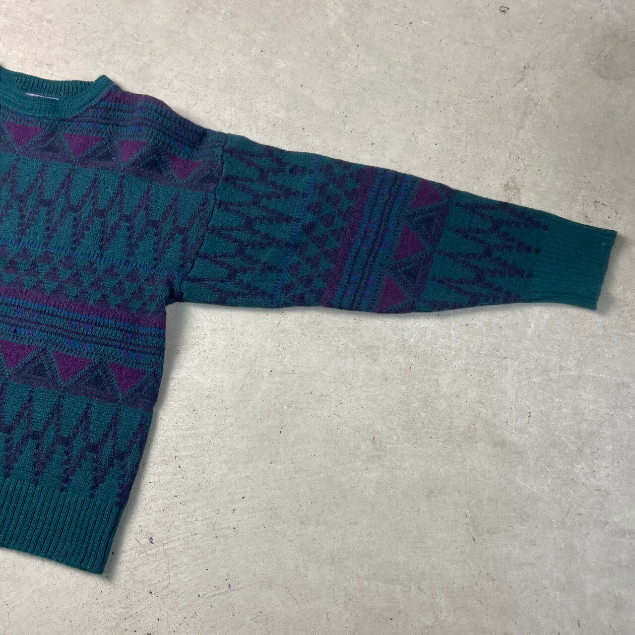 70年代 USA製 PENDLETON ペンドルトン ウールニットセーター 