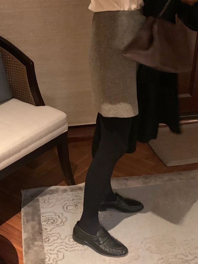 (予約) ounce / Wool mini skirt 3color