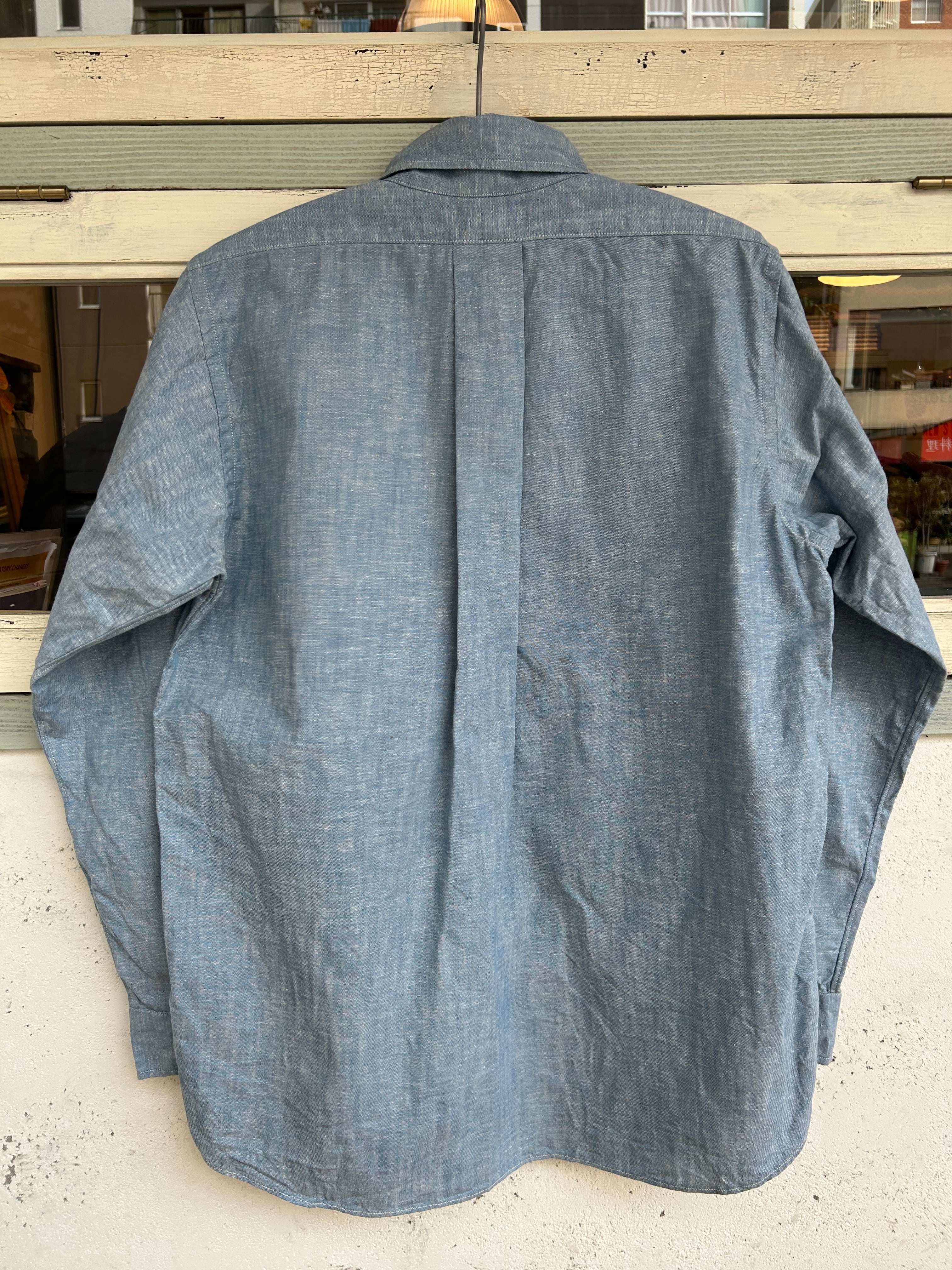 JG-33 BB Button-down Shirt サックス John Gluckow | union online shop