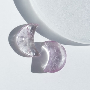 アメジストMini Moon Set01♡Amethyst♡天然石・鉱物・パワーストーン