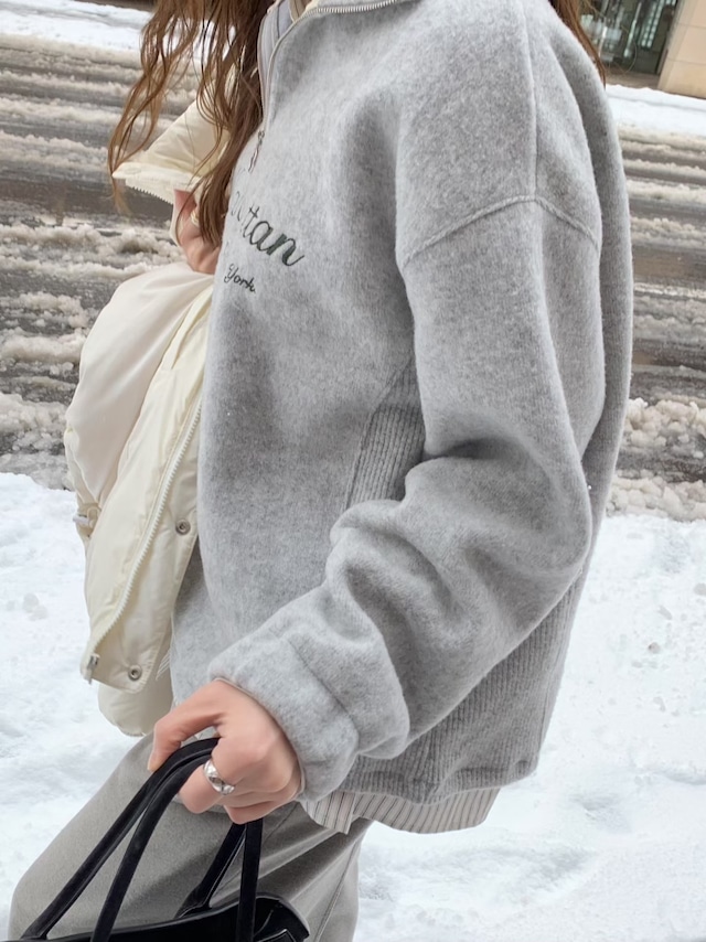 (予約) LIFFEY / Minimal wool skirt 2color