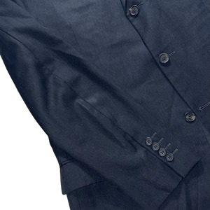 GUCCI charcoal gray wool single suits set-up