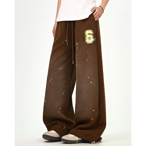 splash design number pants　スプラッシュデザインナンバーパンツ　J1416