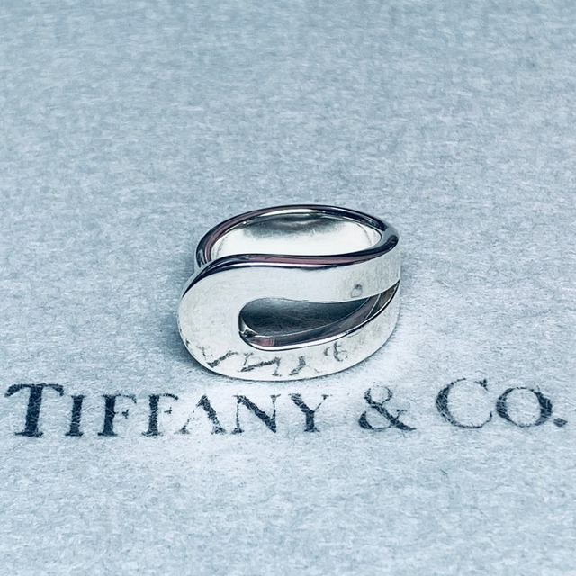 OLD TIFFANY & CO. Loop Ring Sterling Silver #12.5 | オールド ティファニー ループ リング スターリング シルバー