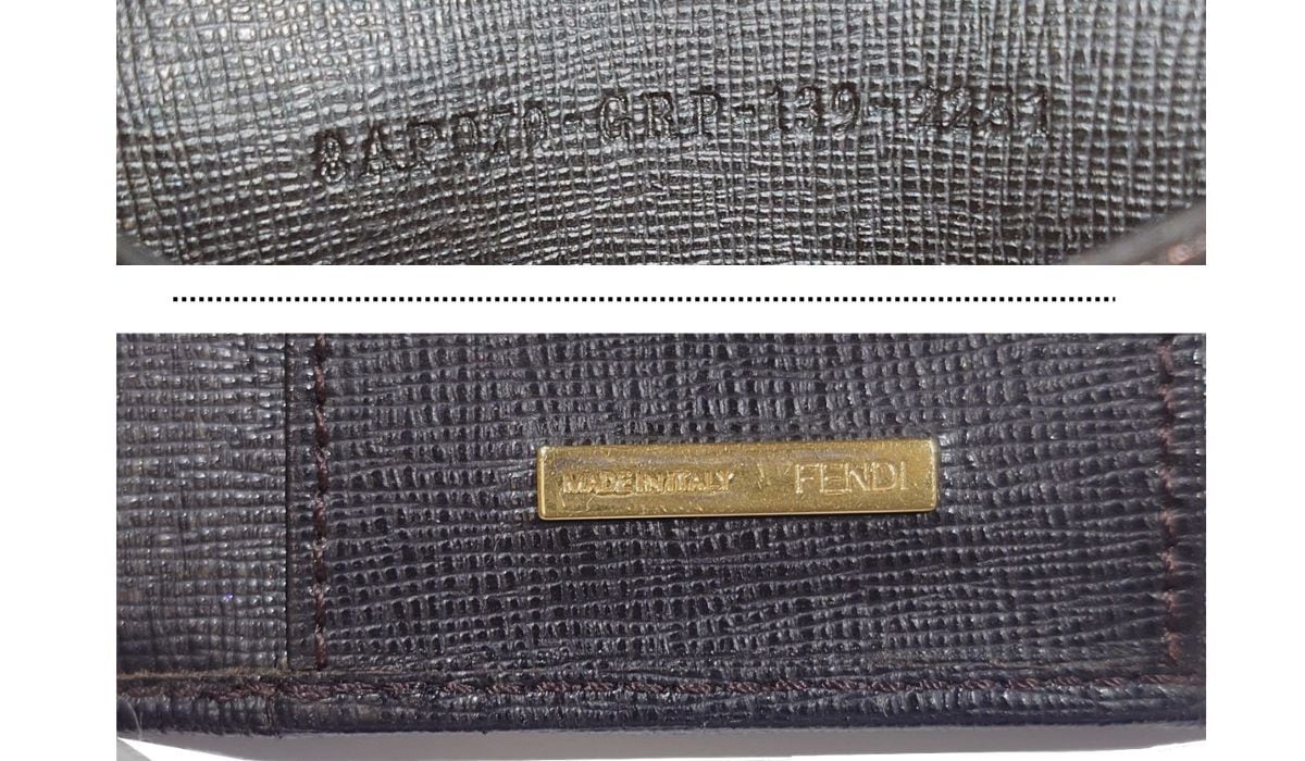 FENDI フェンディ ズッカ柄 6連キーケース ゴールド ロゴプレート PVC