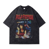 VINTAGE ストリート Smoking Lady Tシャツ T1016