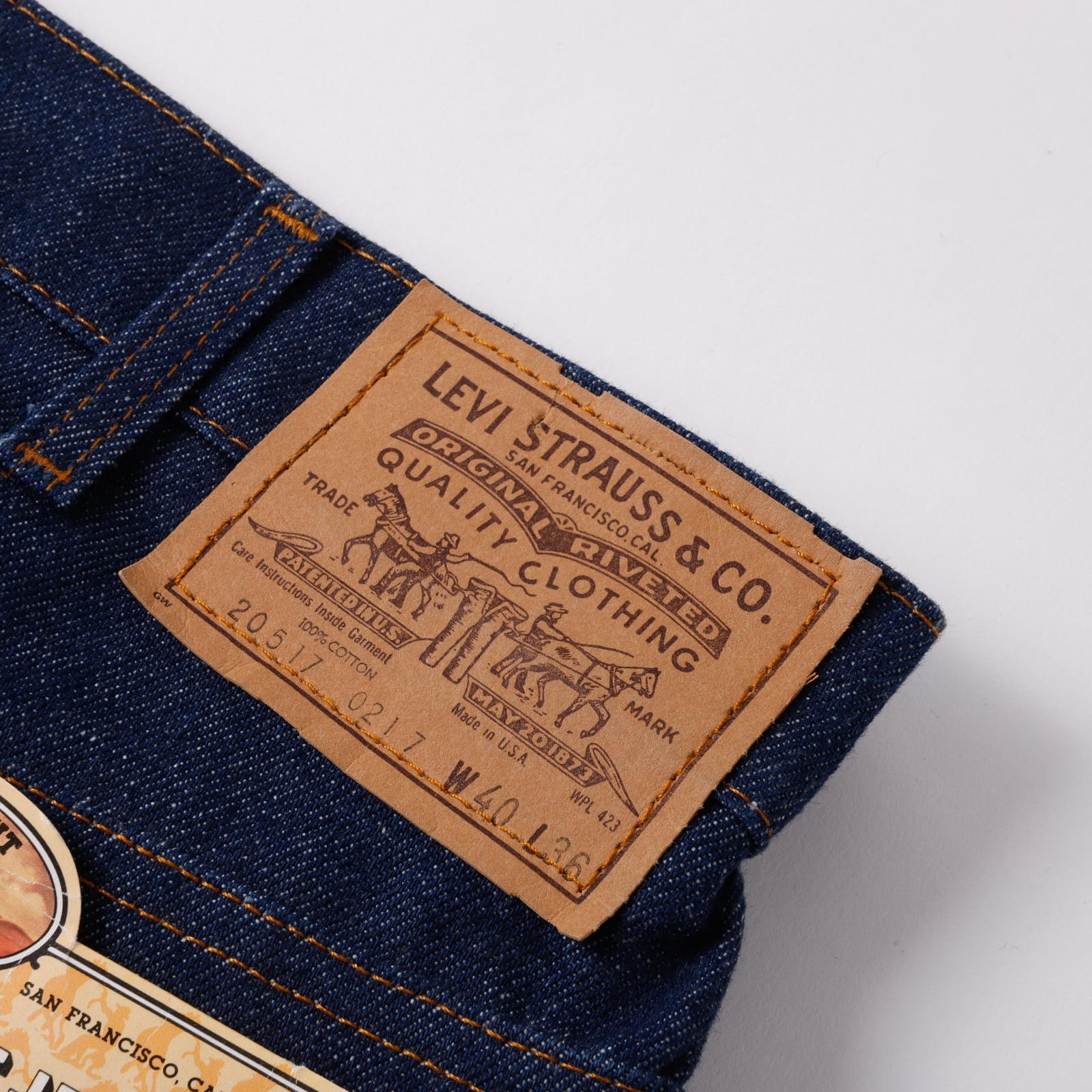 未使用】80s Levi's 517 special vintage denim dead stock made in