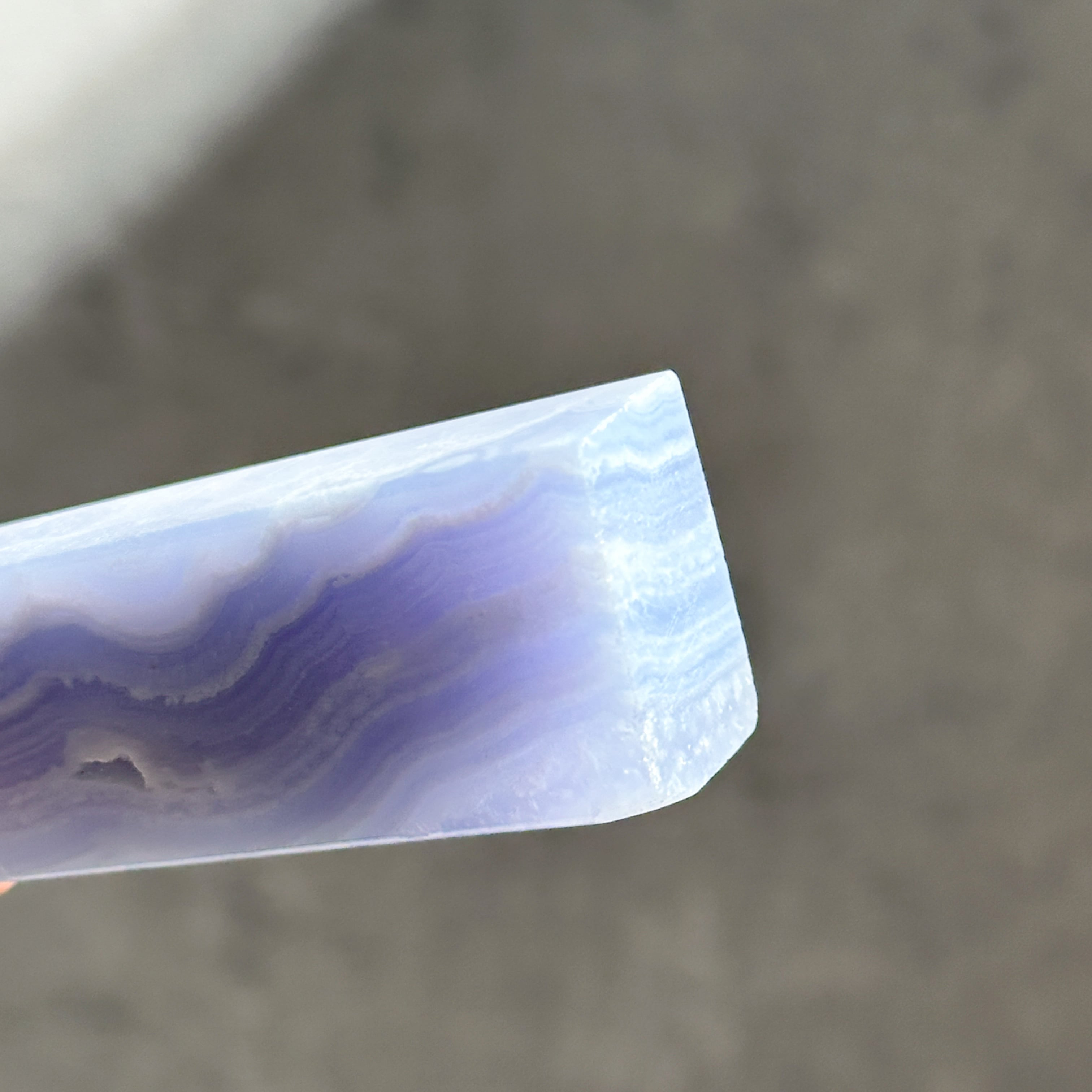 ブルーレースアゲート タワー 11◇ Blue Lace Agate ◇天然石・鉱物