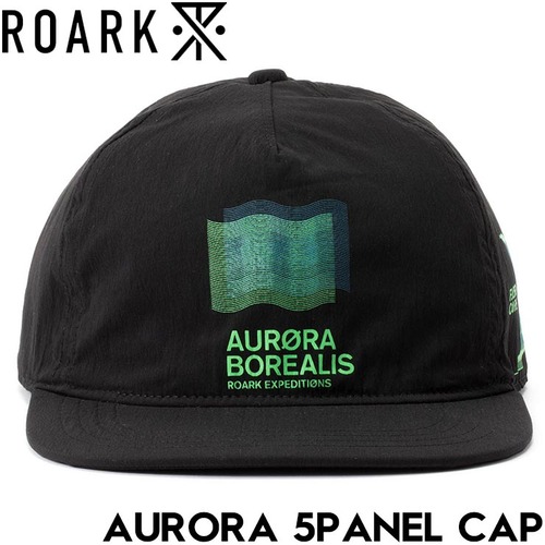 帽子 ストラップキャップ THE ROARK REVIVAL ロアークリバイバル AURORA 5PANEL CAP RHJ1055-BLK 日本代理店正規品