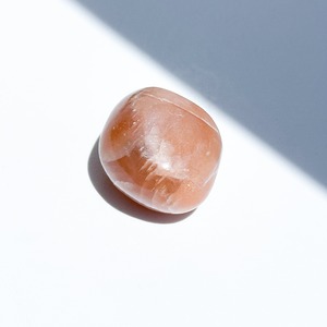 ピーチサン＆ムーンストーン タンブル41◇Peach Sun & Moon Stone ◇ 天然石・鉱物・パワーストーン・インテリア