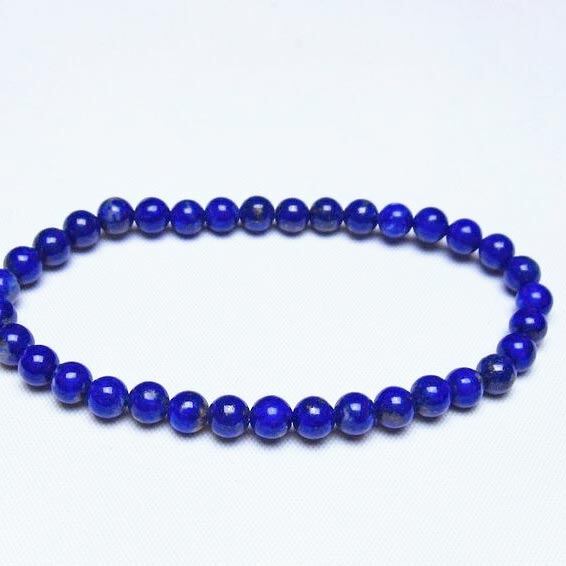 ラピスラズリ ブレスレット 5mm 一点物 メール便可 [M便 1/10] 111-48485
