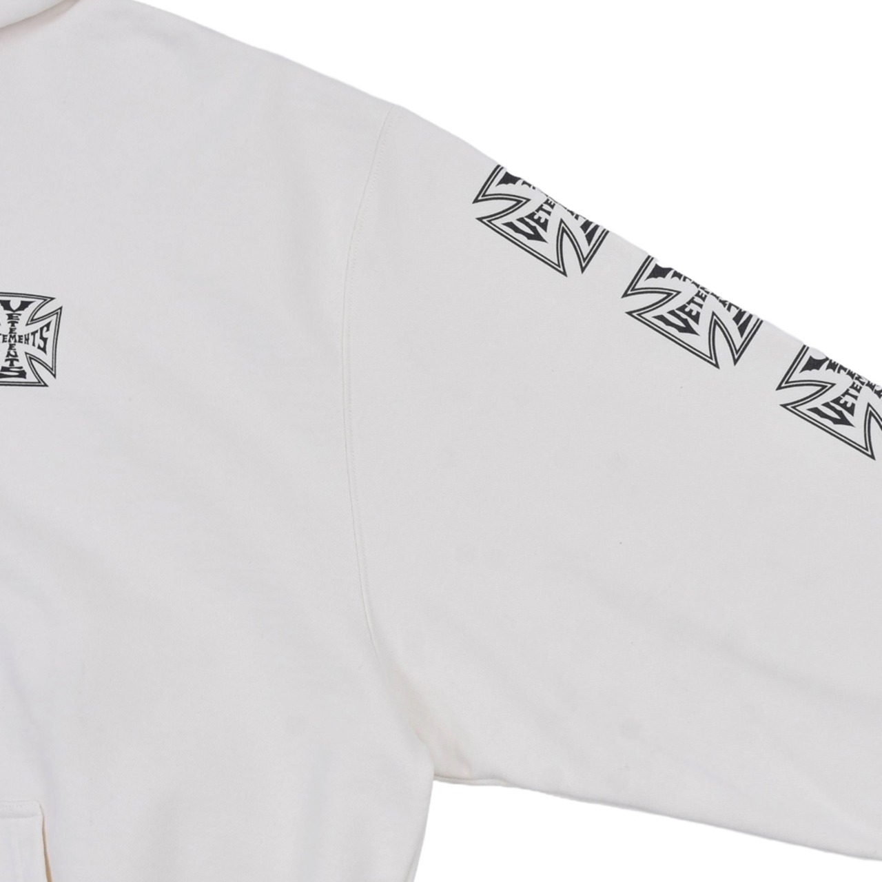 【VETEMENTS】BIKER CROSS SLEEVES ZIP-UP HOODIE - 11