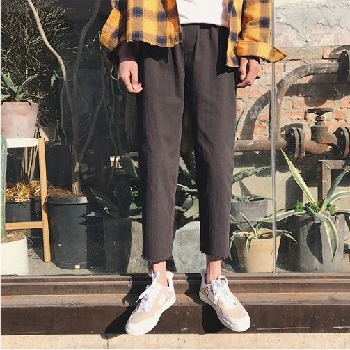 全3色 パンツ ゆったり ウエストゴム 無地 シンプル ラフ