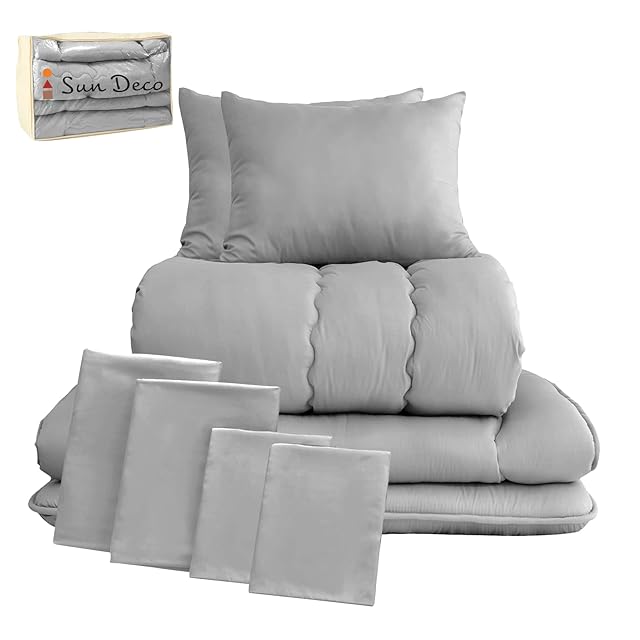 Sun Deco 布団セット ダブル 布団 9点セット 寝具セット 来客用布団