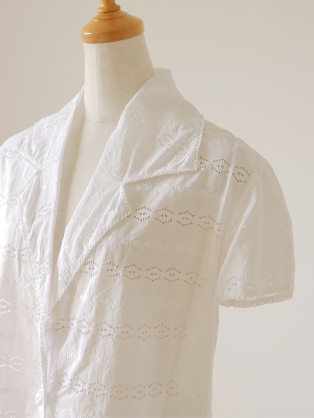 eyelet lace design shirts