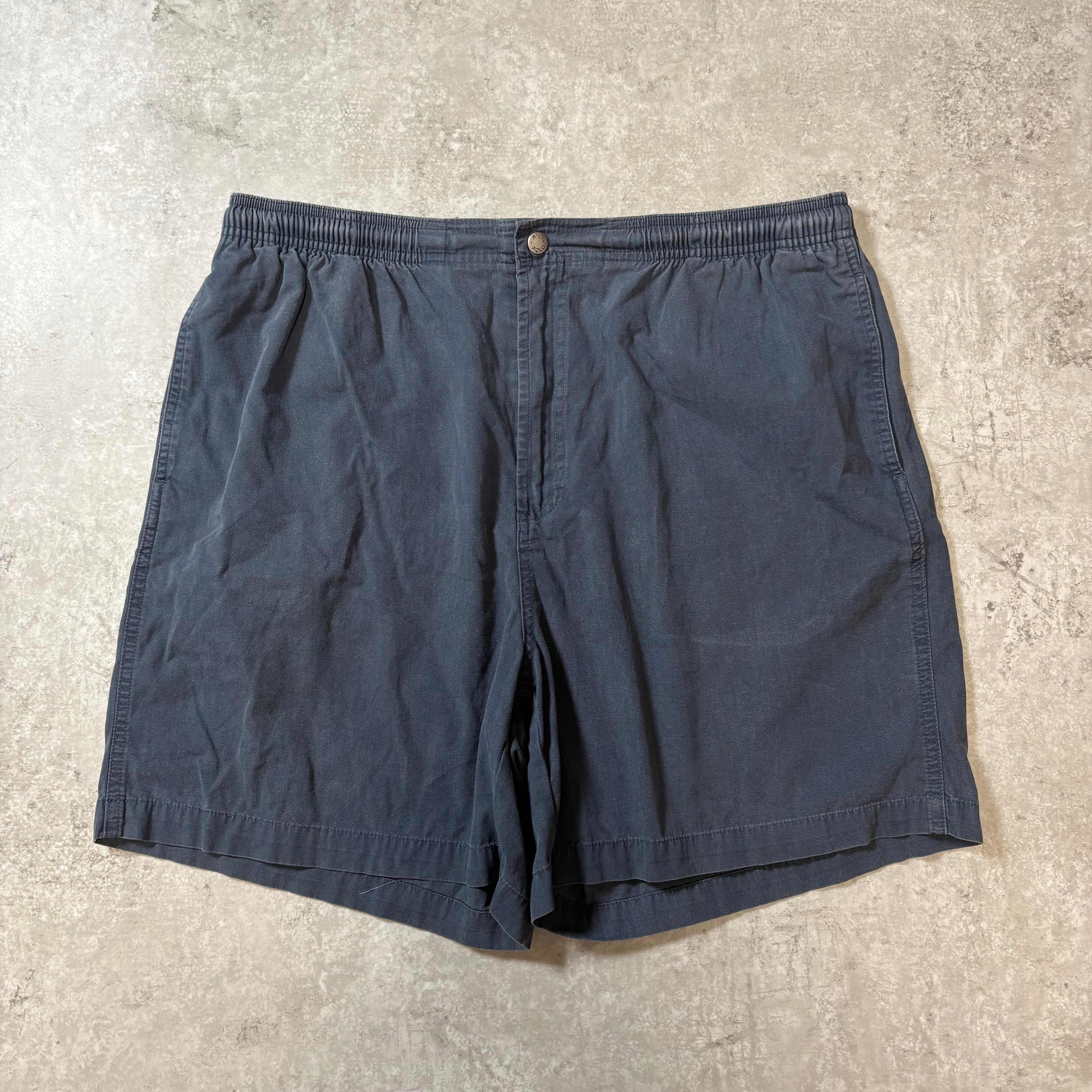 1990s "POLO RALPH LANREN" Shorts / 1990年代 ポロラルフローレン ショーツ ハーフパンツ ネイビー XLサイズ