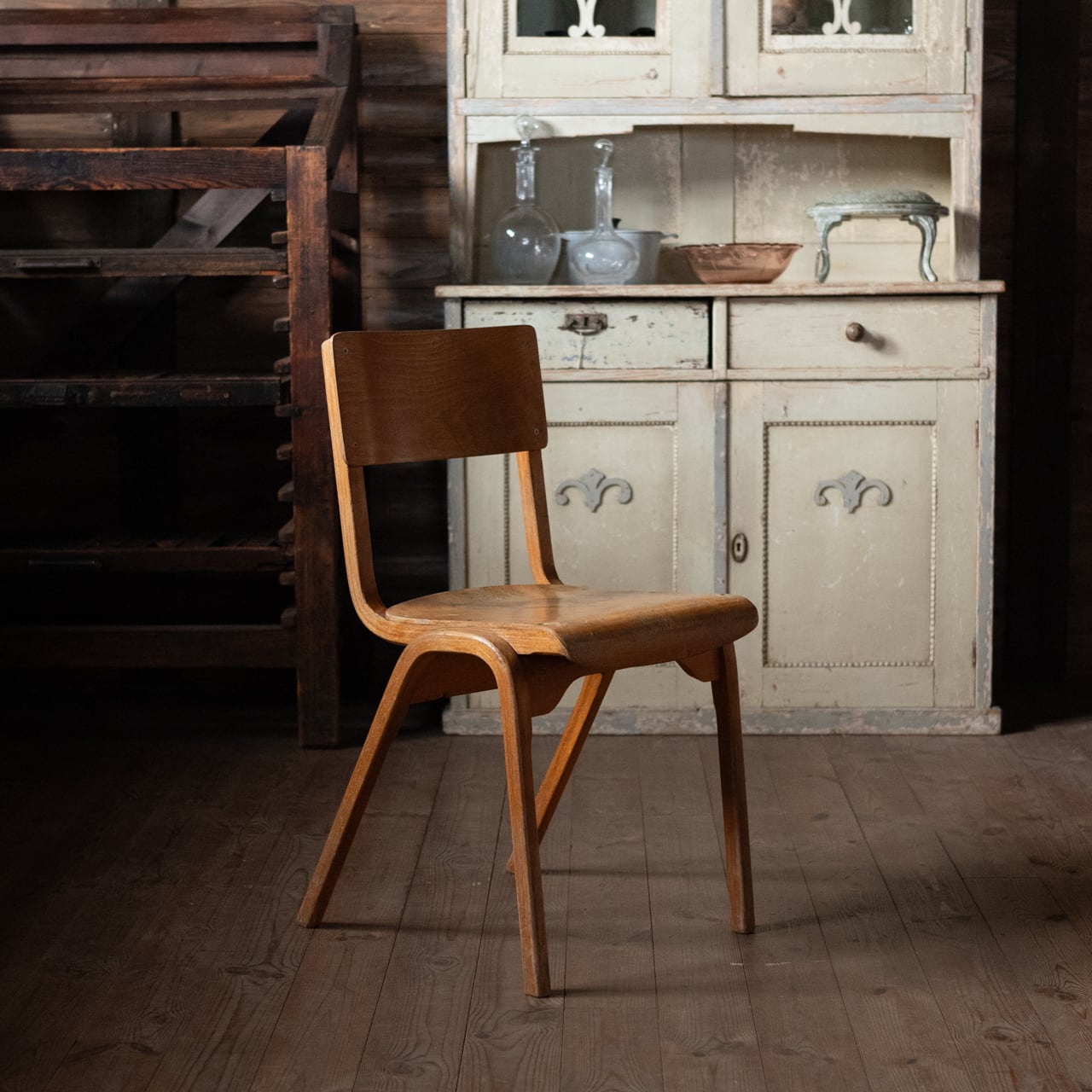 Stacking School Chair / スタッキングスクールチェア 【B