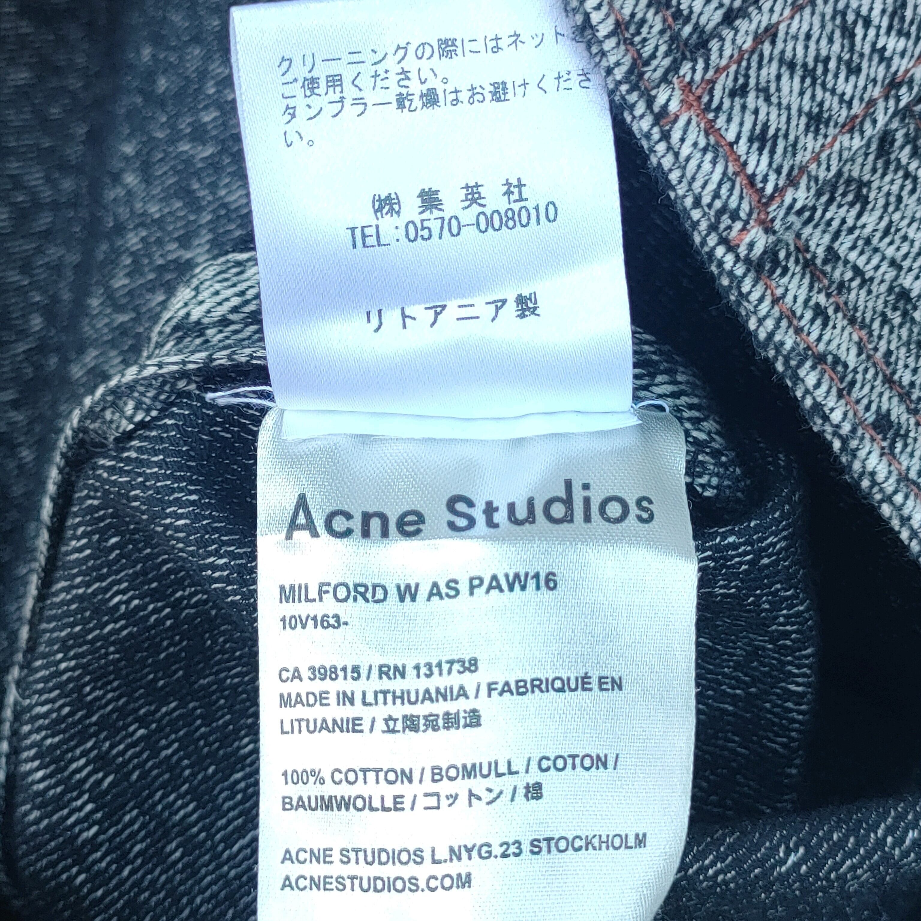 ○新品同様/アクネストゥディオズAcne Studios/アクネ/10v163/ワーク