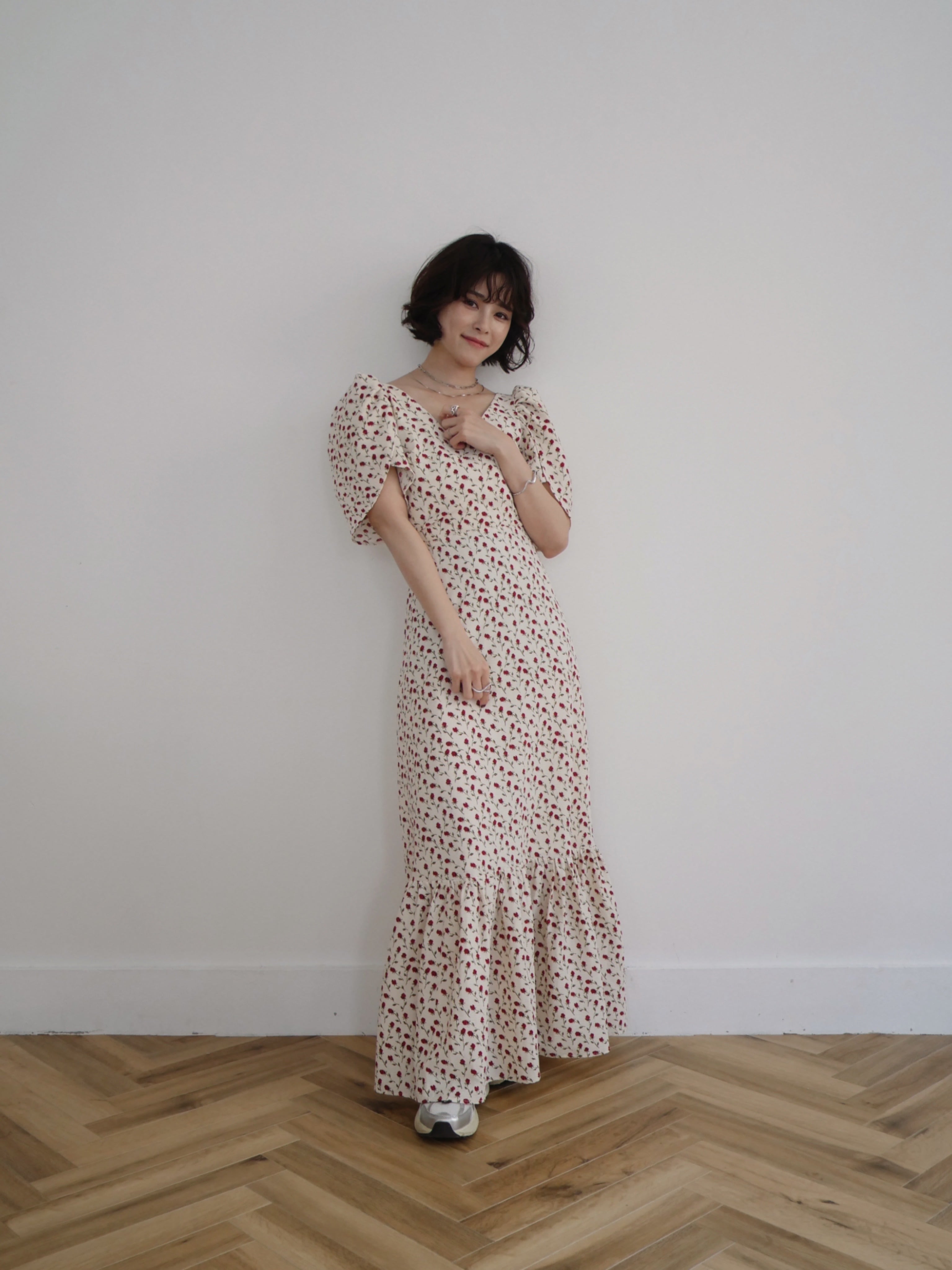 ワンピース CRINKLE ROSE DRESS CRINKLE ROSE DRESS | PUI