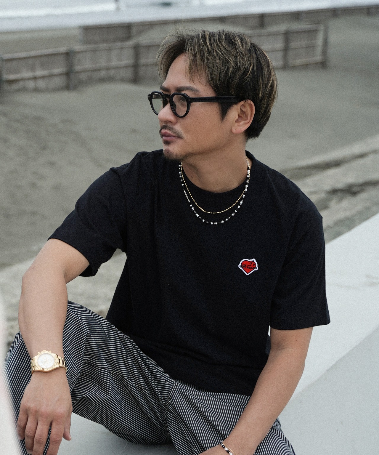 【#Re:room】HEART ICON T-SHIRTS［REC822］