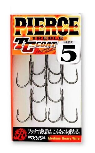 【美品】 10XD 2個セット リューギ ピアストレブル交換済 リューギ ピアストレブル 刺さりを追求した高貫通トレブルフック 交換