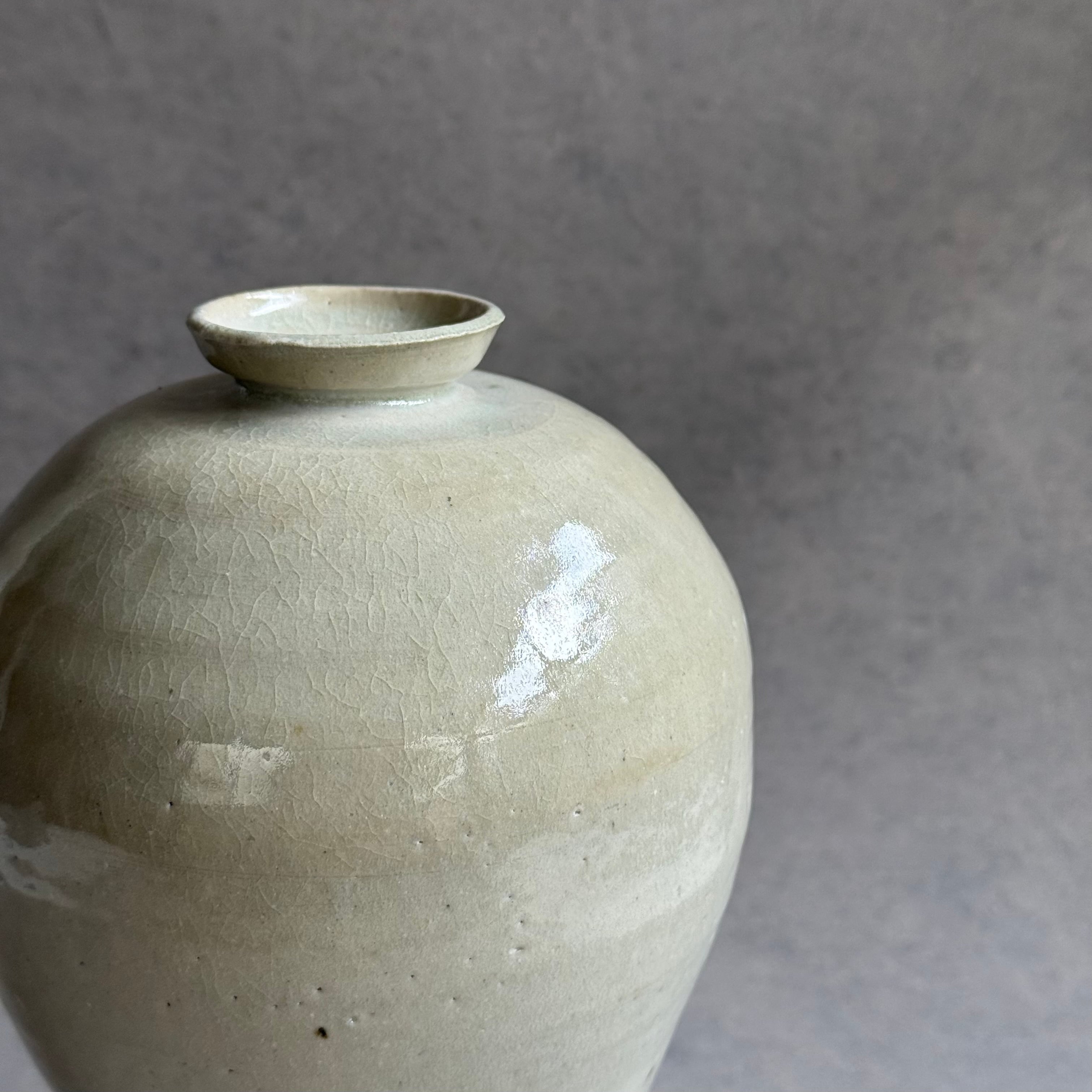 日高伸治 青白磁 梅瓶 | gallery 一白