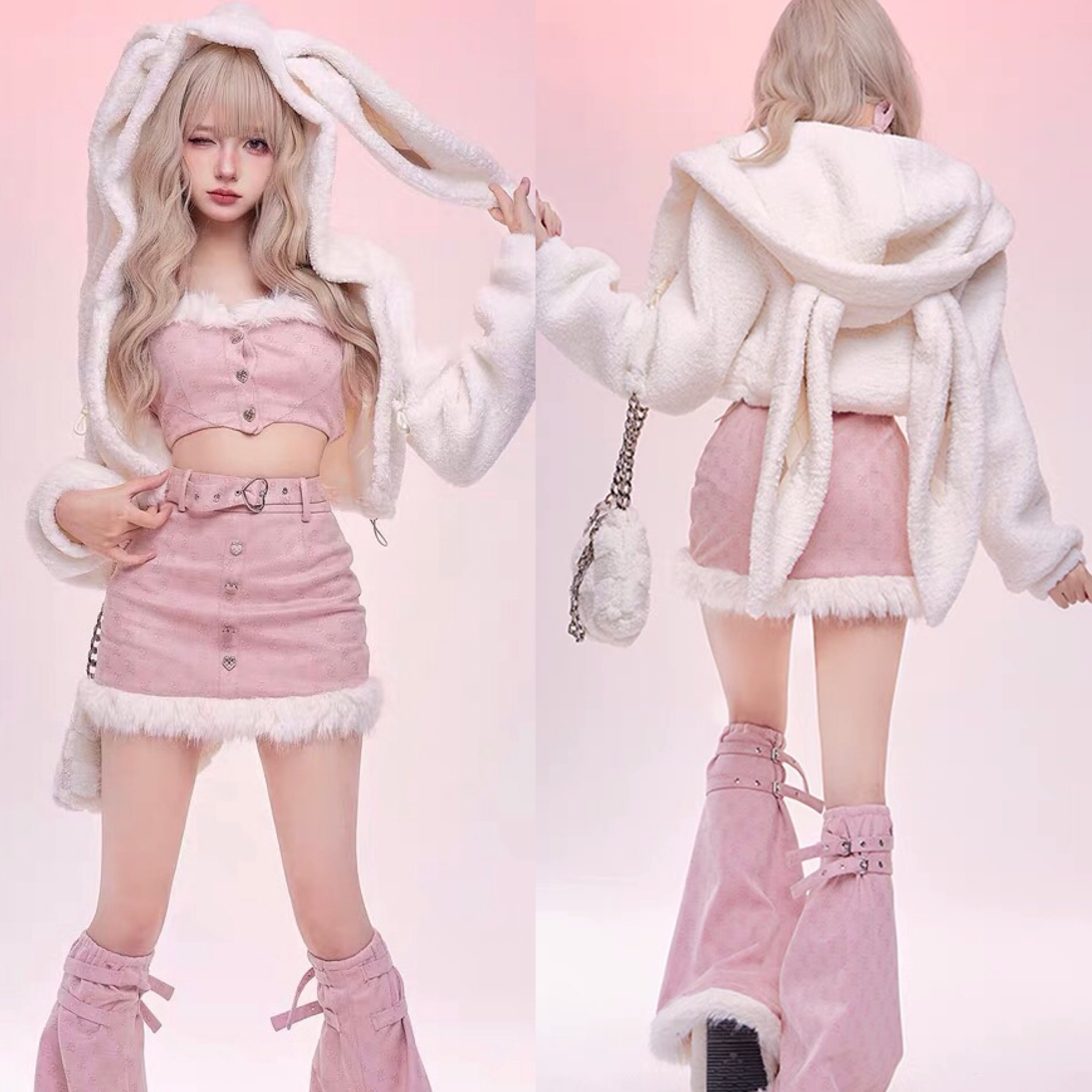 うさみみカーディガン USED※ベイビーザスターシャインブライト