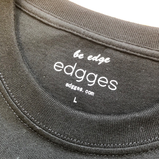 edgges LOGO TEE (BLACK)