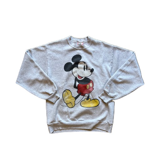 Mickey Mouse Sweat Gray M ¥9,800+tax