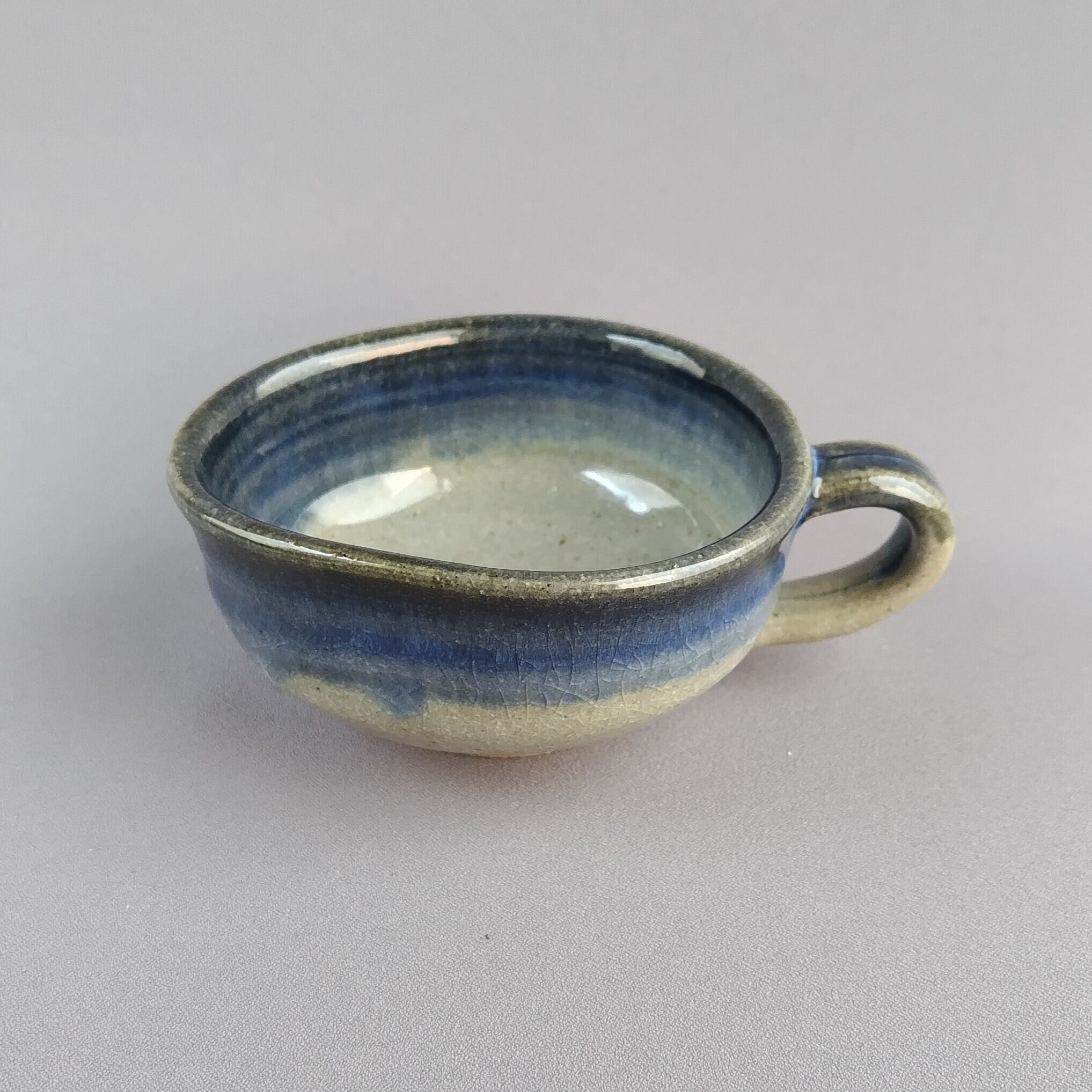 スープカップ 藍釉 【商品番号：00904_A-C】 | やきもの實陶（さねとう）