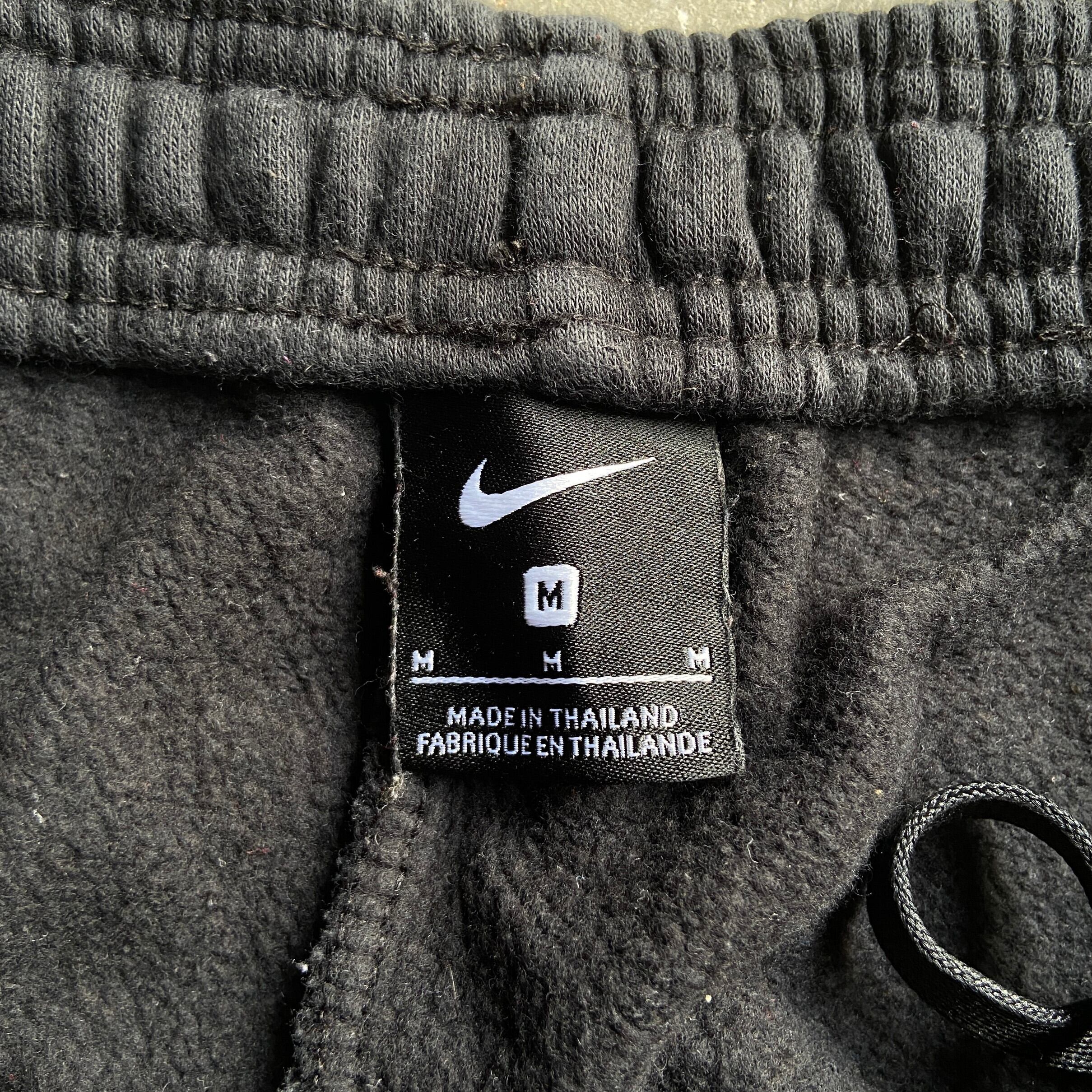 NIKE ナイキ ロゴ 刺繍 スウェットパンツ メンズM 古着 ブラック 黒