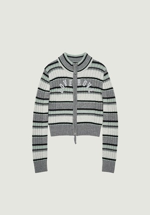 [GROVE] LENI STRIPE ZIP-UP 正規品 韓国ブランド 韓国ファッション 韓国代行 日本 店舗  ブランド グローブ grvr 通販