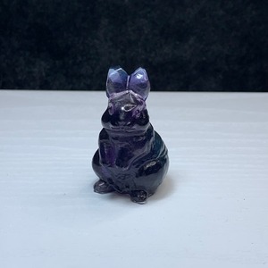 送料込み☆22.フローライトうさぎ・インテリア